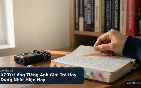 07 Từ Lóng Tiếng Anh Giới Trẻ Hay Dùng Nhất Hiện Nay