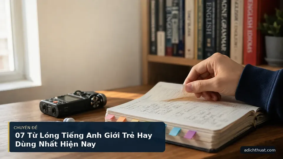 07 Từ Lóng Tiếng Anh Giới Trẻ Hay Dùng Nhất Hiện Nay