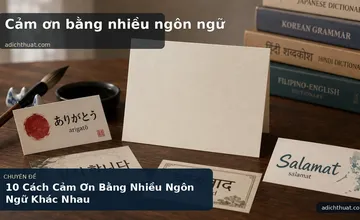 10 Cách Cảm Ơn Bằng Nhiều Ngôn Ngữ Khác Nhau