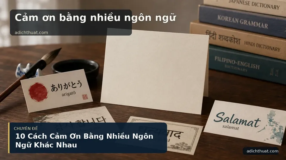 10 Cách Cảm Ơn Bằng Nhiều Ngôn Ngữ Khác Nhau