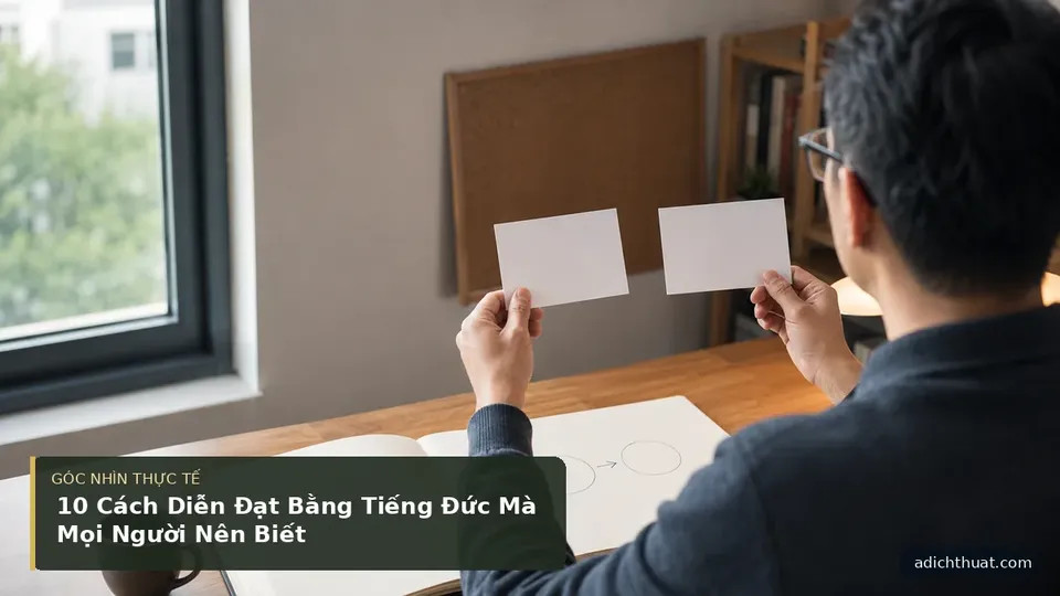 Chi tiết minh họa dịch thuật trong bài 10 Cách Diễn Đạt Bằng Tiếng Đức Mà Mọi Người Nên Biết