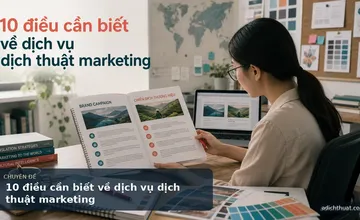 10 điều cần biết về dịch vụ dịch thuật marketing
