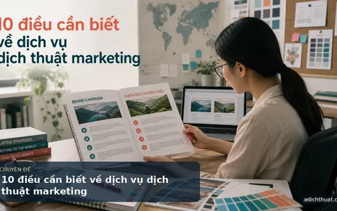 10 điều cần biết về dịch vụ dịch thuật marketing