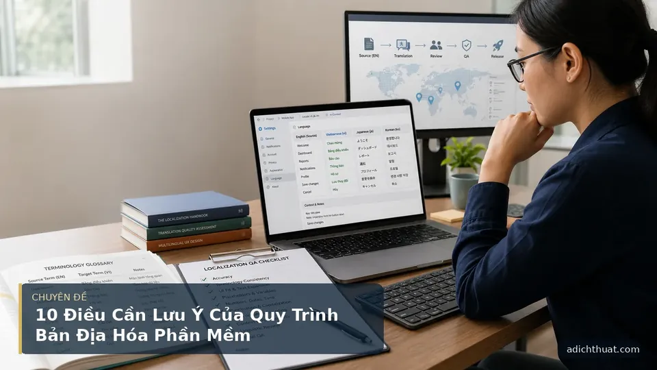 10 Điều Cần Lưu Ý Của Quy Trình Bản Địa Hóa Phần Mềm