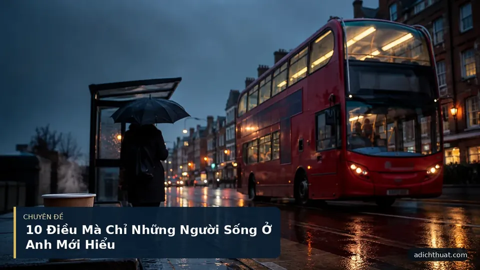 10 Điều Mà Chỉ Những Người Sống Ở Anh Mới Hiểu
