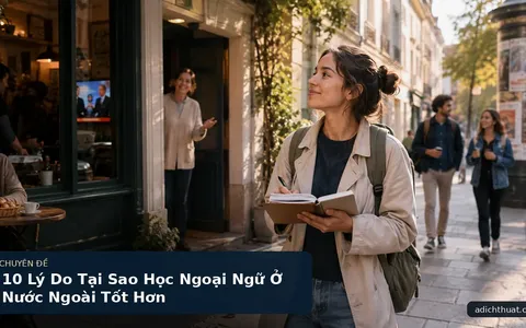 10 Lý Do Tại Sao Học Ngoại Ngữ Ở Nước Ngoài Tốt Hơn
