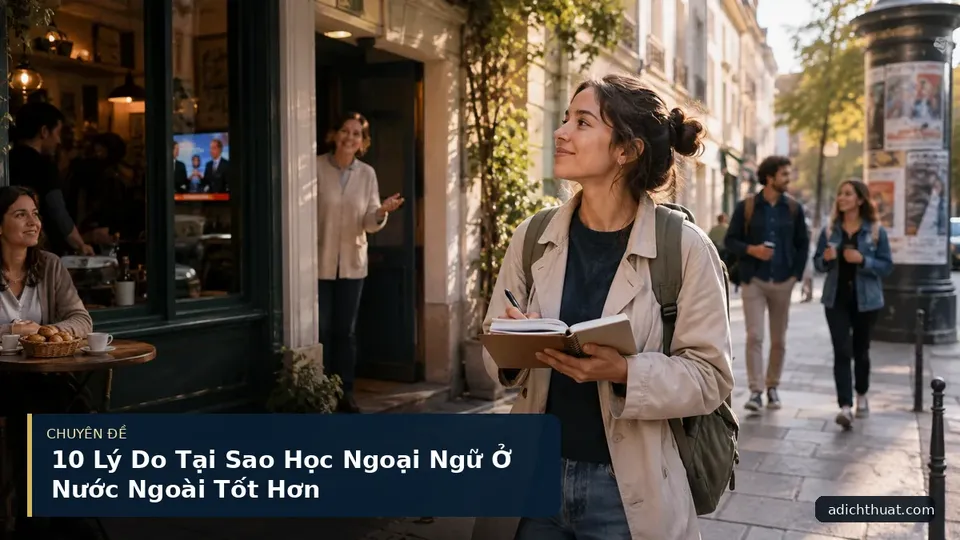 10 Lý Do Tại Sao Học Ngoại Ngữ Ở Nước Ngoài Tốt Hơn