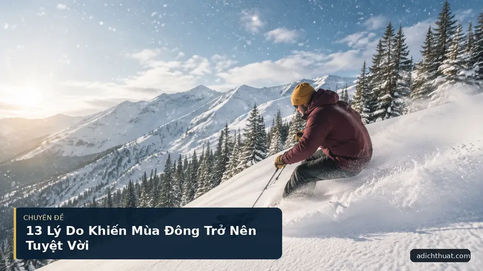 13 Lý Do Khiến Mùa Đông Trở Nên Tuyệt Vời