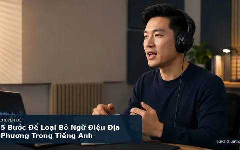 5 Bước Để Loại Bỏ Ngữ Điệu Địa Phương Trong Tiếng Anh