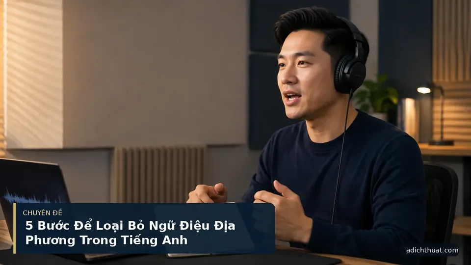 5 Bước Để Loại Bỏ Ngữ Điệu Địa Phương Trong Tiếng Anh
