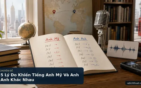 5 Lý Do Khiến Tiếng Anh Mỹ Và Anh Anh Khác Nhau