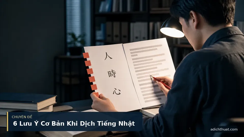 6 Lưu Ý Cơ Bản Khi Dịch Tiếng Nhật