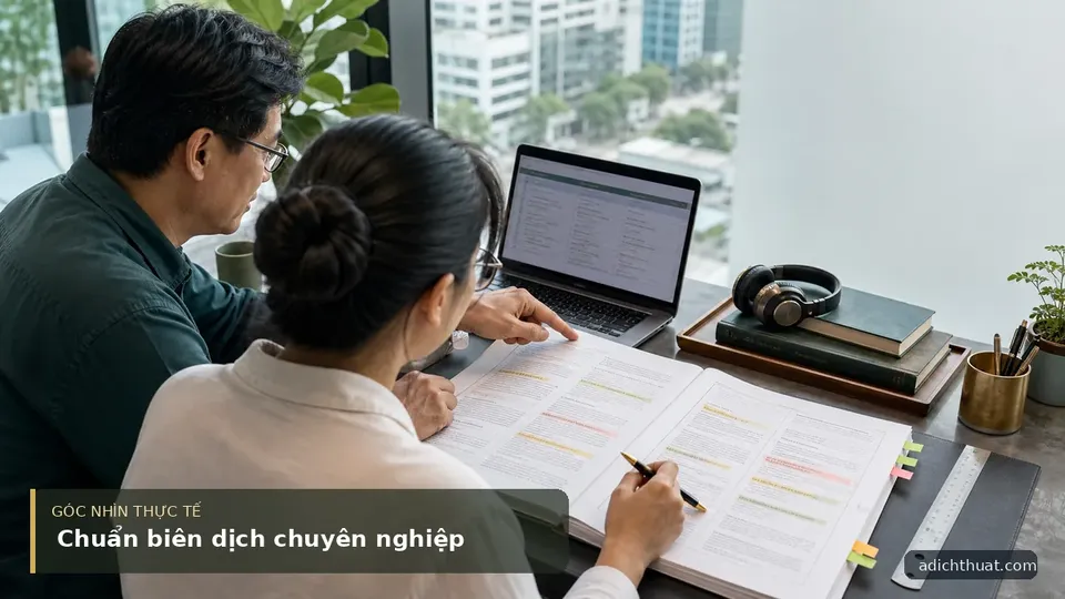 7 Tiêu Chuẩn Để Trở Thành Biên Dịch Viên — hình minh họa dịch thuật