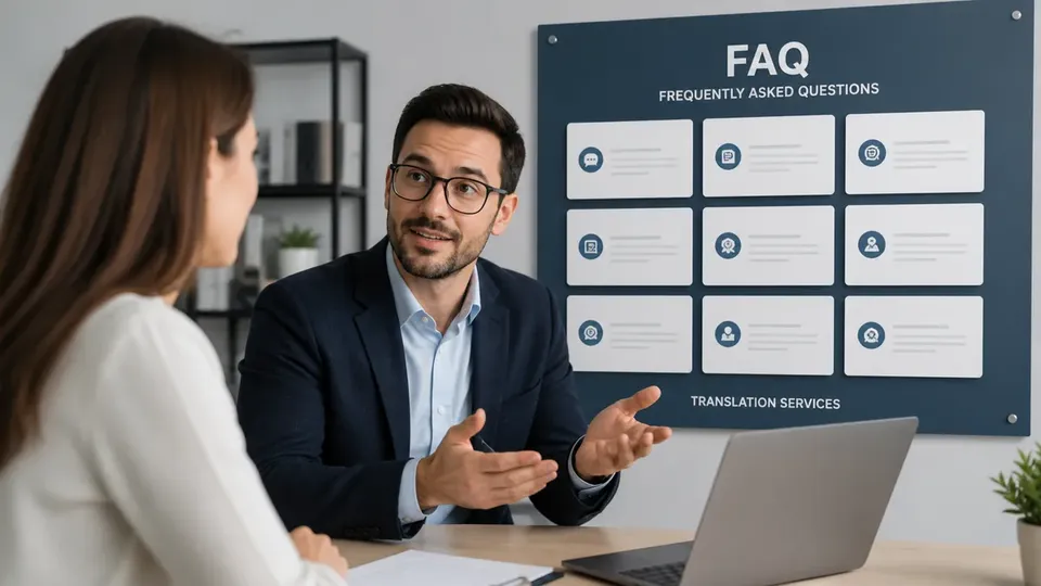 Một Số Câu Hỏi Phổ Biến Về Dịch Vụ Dịch Thuật — hình minh họa dịch thuật