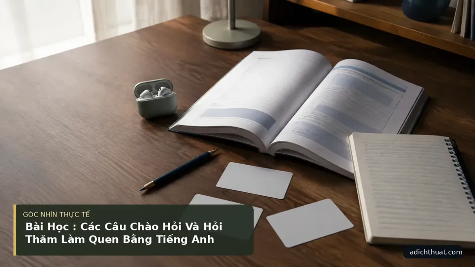 Chi tiết minh họa dịch thuật trong bài Bài Học : Các Câu Chào Hỏi Và Hỏi Thăm Làm Quen Bằng Tiếng Anh