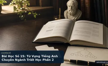 Bài Học Số 15: Từ Vựng Tiếng Anh Chuyên Ngành Triết Học Phần 2