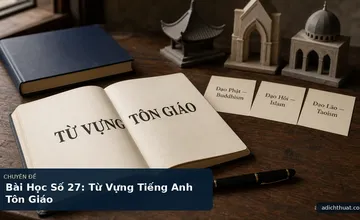 Bài Học Số 27: Từ Vựng Tiếng Anh Tôn Giáo