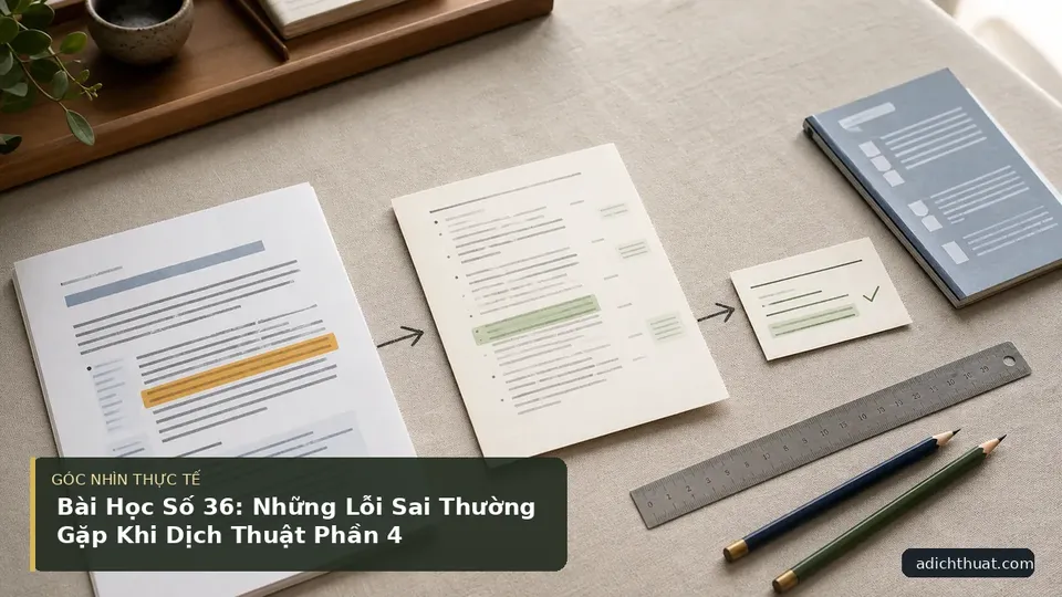 Chi tiết minh họa dịch thuật trong bài Bài Học Số 36: Những Lỗi Sai Thường Gặp Khi Dịch Thuật Phần 4