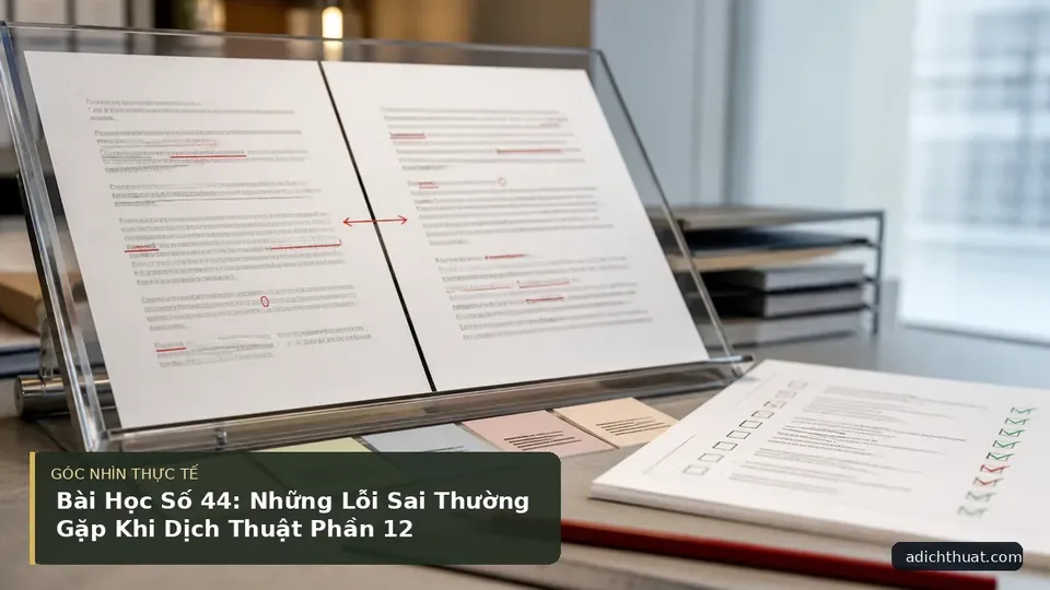 Chi tiết minh họa dịch thuật trong bài Bài Học Số 44: Những Lỗi Sai Thường Gặp Khi Dịch Thuật Phần 12
