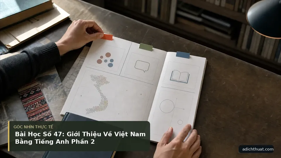 Chi tiết minh họa dịch thuật trong bài Bài Học Số 47: Giới Thiệu Về Việt Nam Bằng Tiếng Anh Phần 2