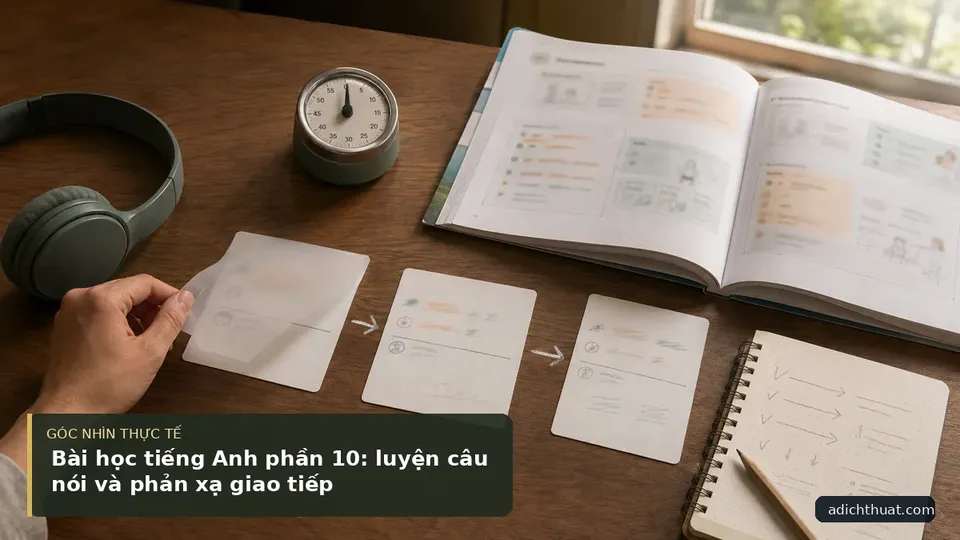 Chi tiết minh họa dịch thuật trong bài Bài học tiếng Anh phần 10: luyện câu nói và phản xạ giao tiếp