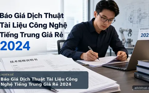 Báo Giá Dịch Thuật Tài Liệu Công Nghệ Tiếng Trung Giả Rẻ 2024