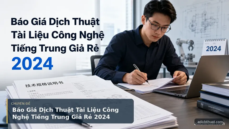 Báo Giá Dịch Thuật Tài Liệu Công Nghệ Tiếng Trung Giả Rẻ 2024