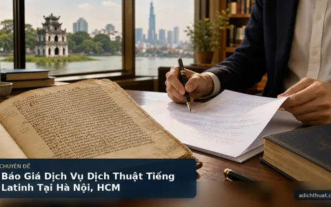 Báo Giá Dịch Vụ Dịch Thuật Tiếng Latinh Tại Hà Nội, HCM