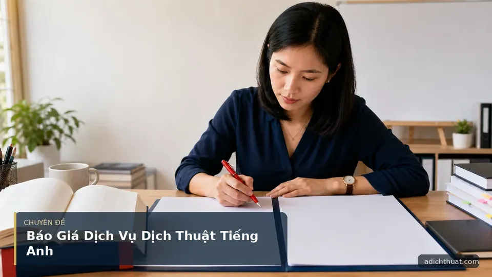 Báo Giá Dịch Vụ Dịch Thuật Tiếng Anh