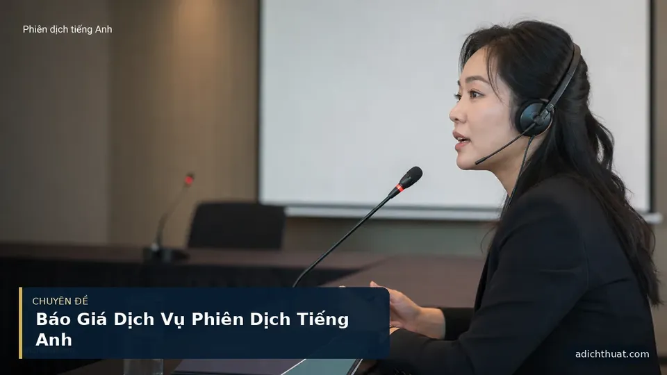 Báo Giá Dịch Vụ Phiên Dịch Tiếng Anh