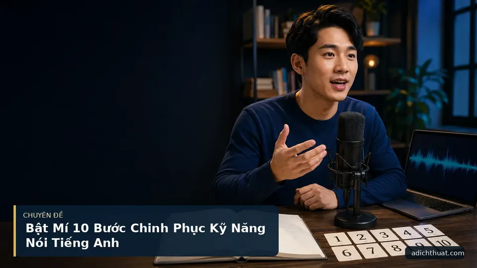 Bật Mí 10 Bước Chinh Phục Kỹ Năng Nói Tiếng Anh