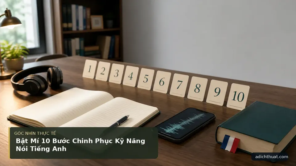 Chi tiết minh họa dịch thuật trong bài Bật Mí 10 Bước Chinh Phục Kỹ Năng Nói Tiếng Anh
