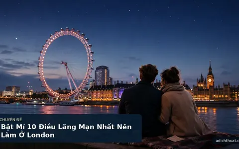 Bật Mí 10 Điều Lãng Mạn Nhất Nên Làm Ở London
