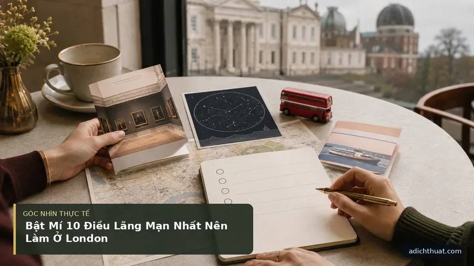 Chi tiết minh họa dịch thuật trong bài Bật Mí 10 Điều Lãng Mạn Nhất Nên Làm Ở London
