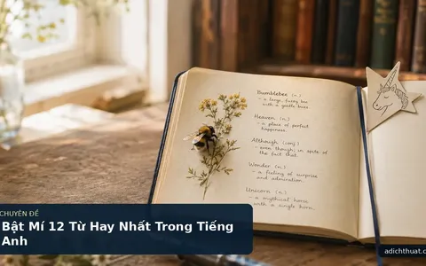 Bật Mí 12 Từ Hay Nhất Trong Tiếng Anh