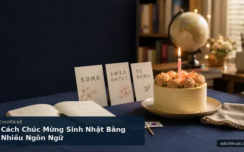 Cách Chúc Mừng Sinh Nhật Bằng Nhiều Ngôn Ngữ