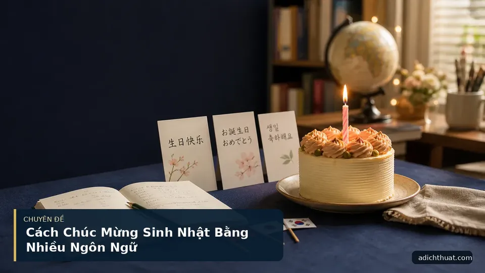 Cách Chúc Mừng Sinh Nhật Bằng Nhiều Ngôn Ngữ