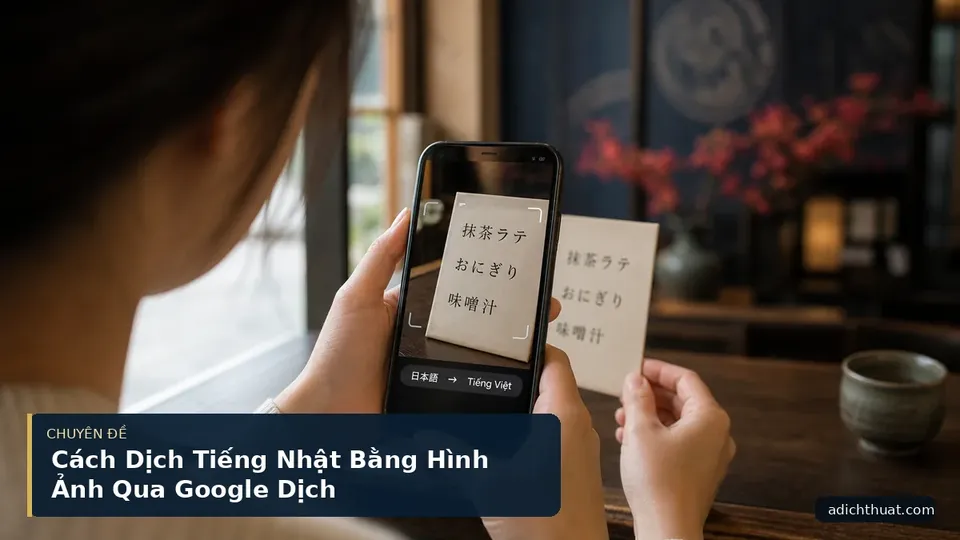 Cách Dịch Tiếng Nhật Bằng Hình Ảnh Qua Google Dịch