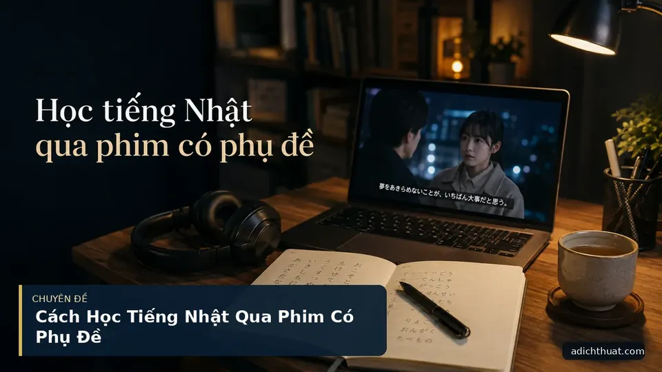 Cách Học Tiếng Nhật Qua Phim Có Phụ Đề