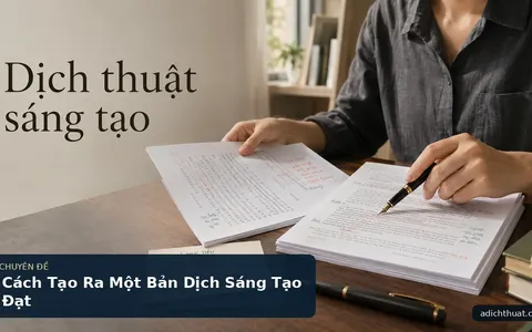 Cách Tạo Ra Một Bản Dịch Sáng Tạo Đạt