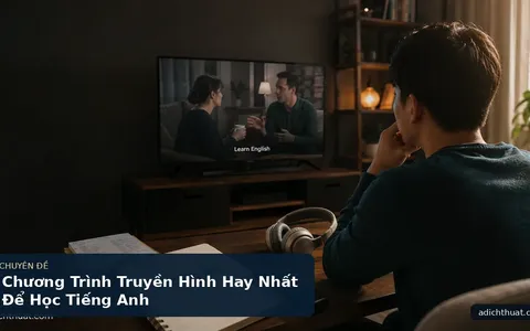 Chương Trình Truyền Hình Hay Nhất Để Học Tiếng Anh