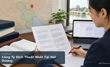 Công Ty Dịch Thuật Nhất Tại Hải Dương