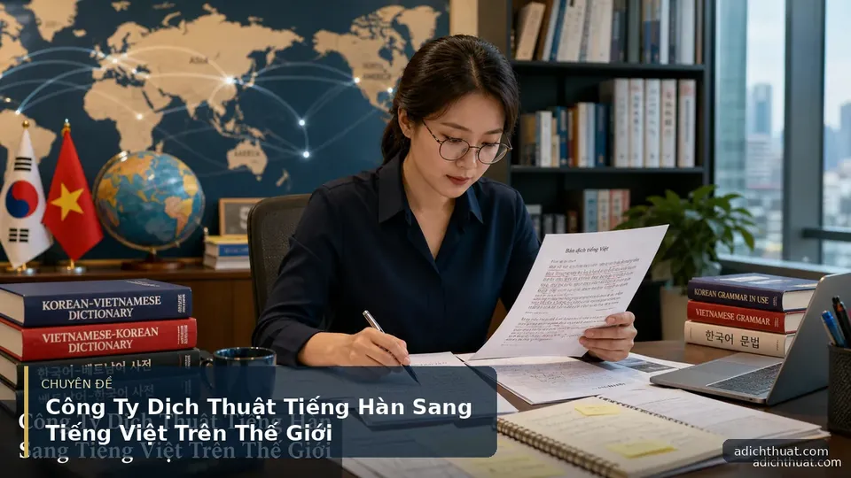 Công Ty Dịch Thuật Tiếng Hàn Sang Tiếng Việt Trên Thế Giới