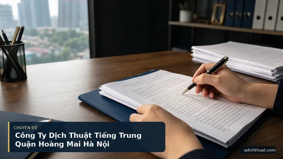 Công Ty Dịch Thuật Tiếng Trung Quận Hoàng Mai Hà Nội