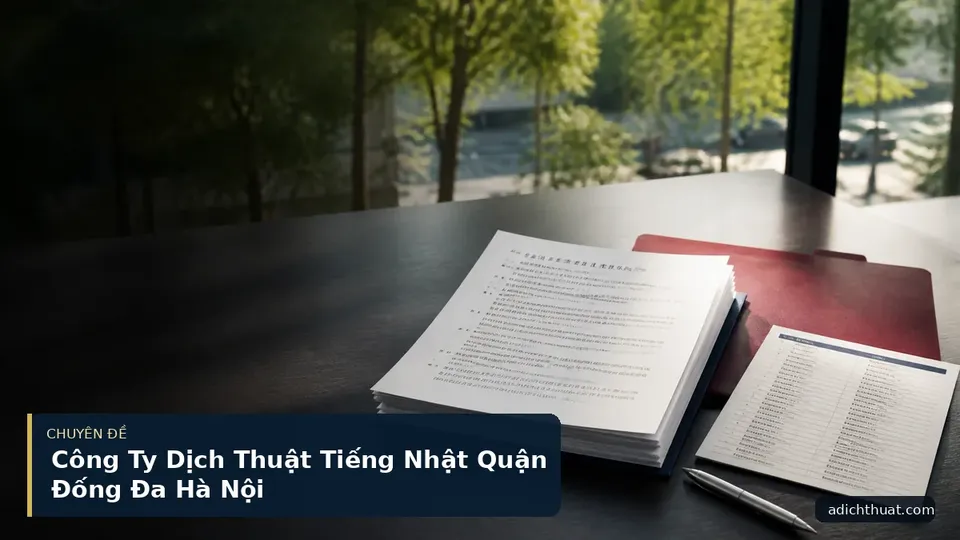 Công Ty Dịch Thuật Tiếng Nhật Quận Đống Đa Hà Nội