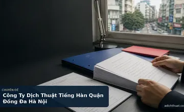 Công Ty Dịch Thuật Tiếng Hàn Quận Đống Đa Hà Nội