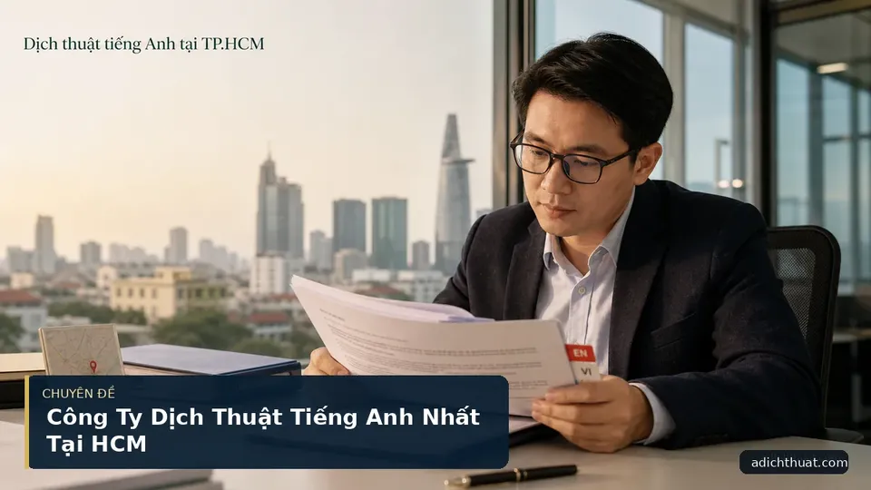Công Ty Dịch Thuật Tiếng Anh Nhất Tại HCM