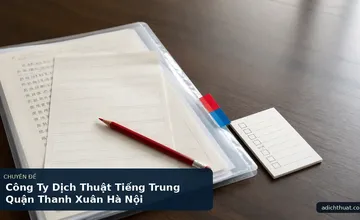 Công Ty Dịch Thuật Tiếng Trung Quận Thanh Xuân Hà Nội