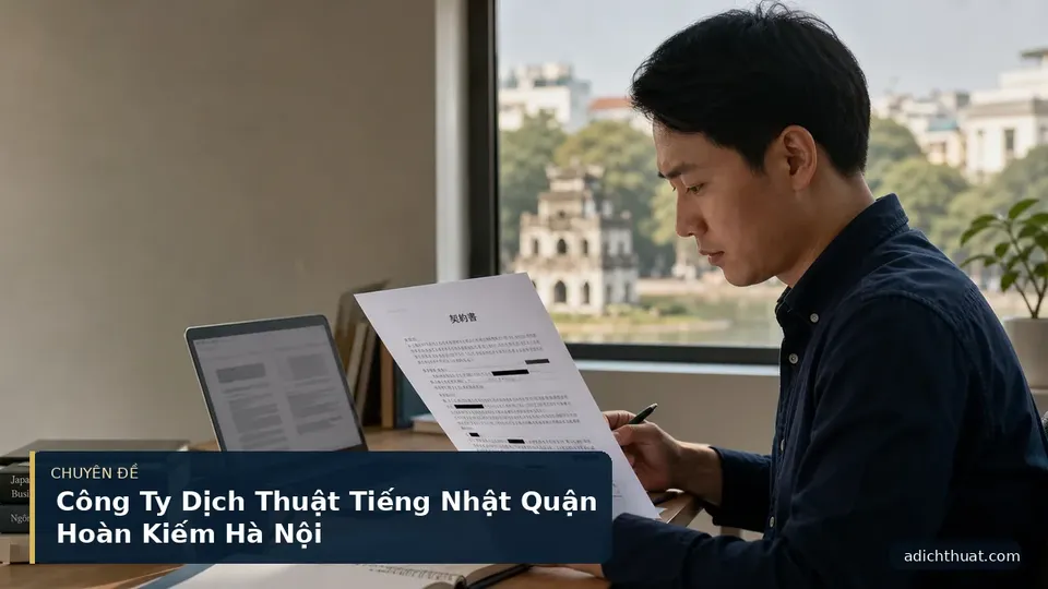 Công Ty Dịch Thuật Tiếng Nhật Quận Hoàn Kiếm Hà Nội
