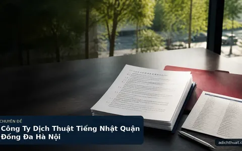 Công Ty Dịch Thuật Tiếng Nhật Quận Đống Đa Hà Nội